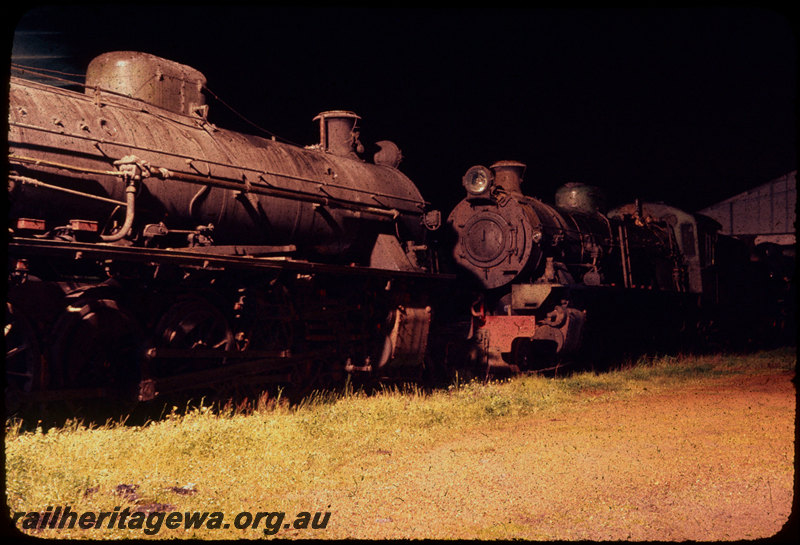 T06488
Unidentified W Class locomotives stored at Collie loco depot
