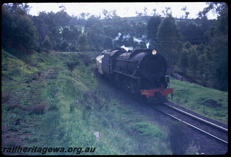 T06544
V Class 1206, goods train, between Moorhead and Brunswick Junction, BN line
