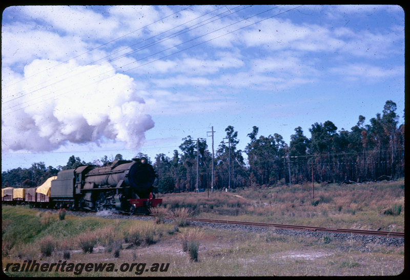 T06581
V Class 1209, goods train, near Collie, bound for Brunswick Junction, BN line
