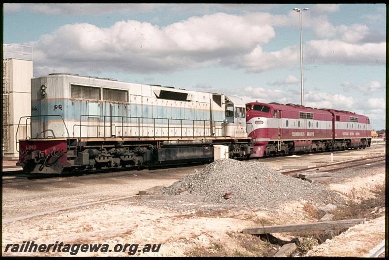 T07033
L Class 263, Commonwealth Railways GM Class 19, Australian National Railways GM Class 40, Forrestfield
