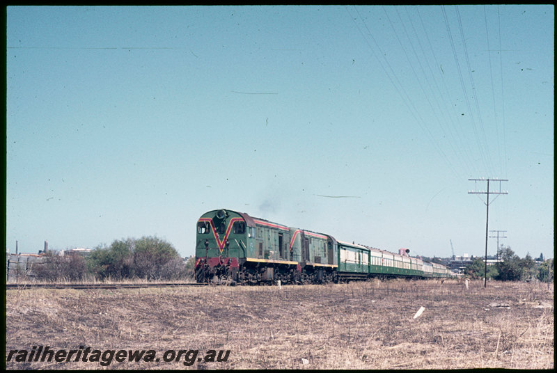 T07051
F Class 40, F Class 42, Down ARHS tour train, Rivervale, SWR line
