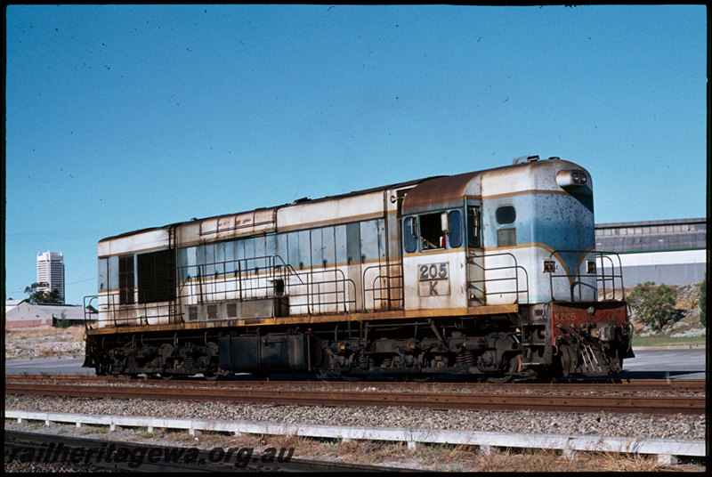 T07242
K Class 205, running around 