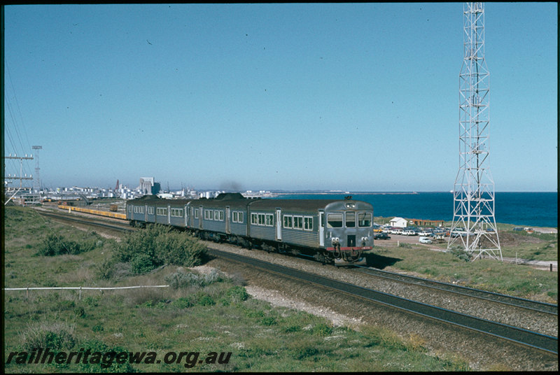 T07407
ADB/ADK/ADB/ADK Class railcar set, Down suburban passenger service, between Leighton and Victoria Street, ER line
