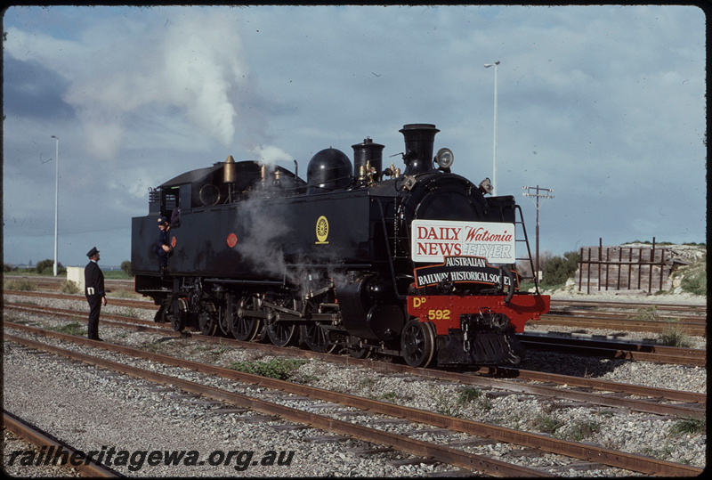 T08084
DD Class 592, running around Daily News Watsonia Flyer passenger special, Robb Jetty, FA line
