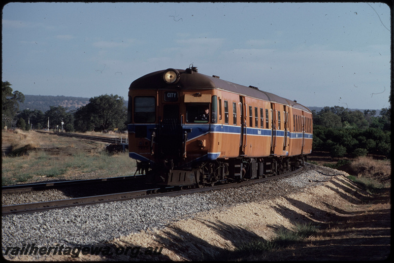 T08368
ADH/ADA Class railcar set, Up suburban passenger service, between Gosnells and Stokley, Canning River Bridge, SWR line
