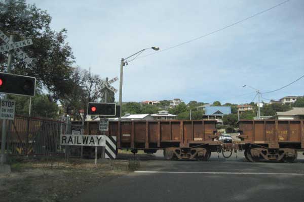 Railway crossing - Esperance Port