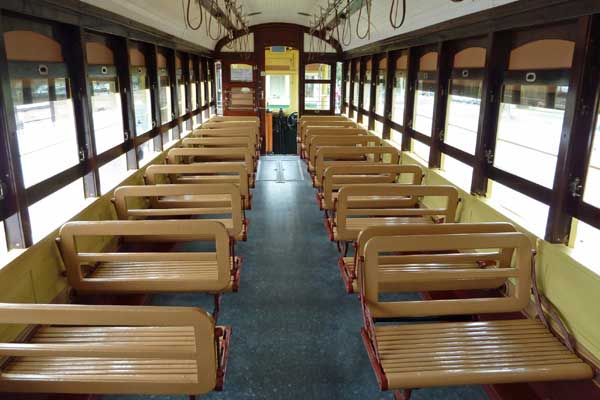 Tram interior